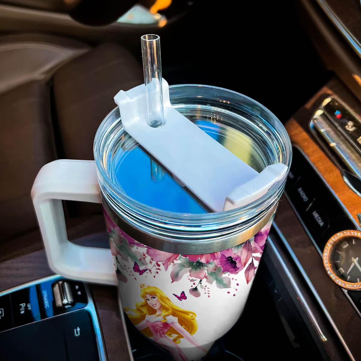 Aurora Disney Princess Cartoon Custom Stanley Cup 40 oz 30 oz Tumbler With HandleTVC2301829 - Image 4