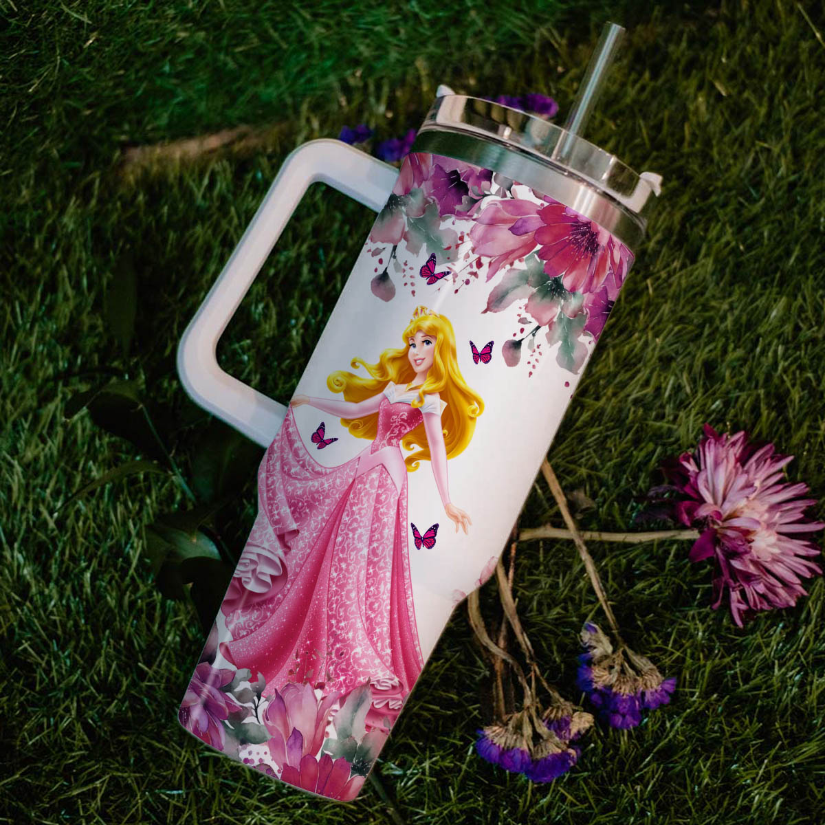 Aurora Disney Princess Cartoon Custom Stanley Cup 40 oz 30 oz Tumbler With HandleTVC2301829 - Image 6