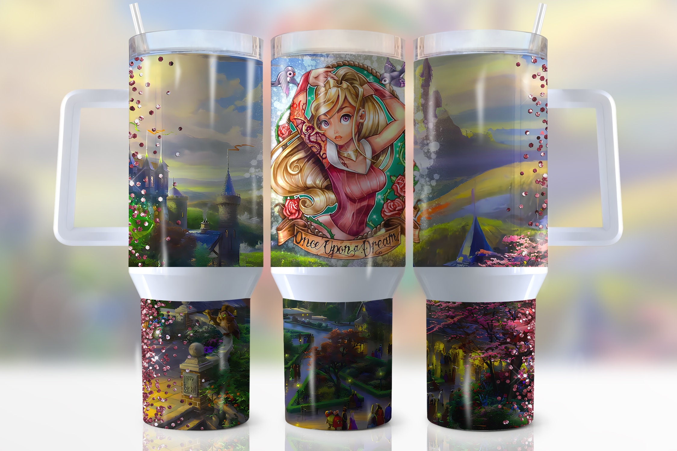 Aurora Sleeping Beauty Disney Cartoon Custom Stanley Cup 40 oz 30 oz Tumbler With HandleTVC2301944