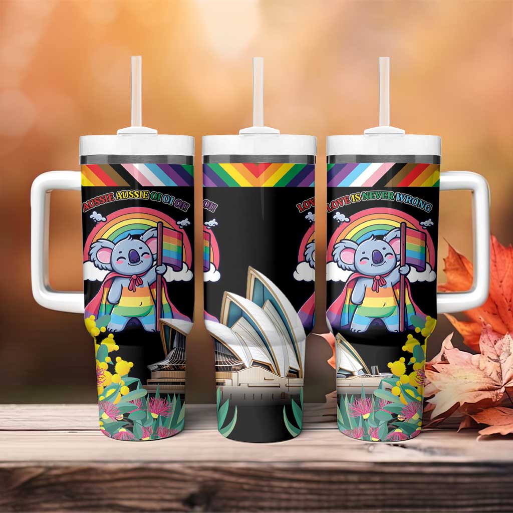Aussia Pride Month Rainbow Koala Custom Stanley Cup 40 oz 30 oz Tumbler With HandleTVC2301335