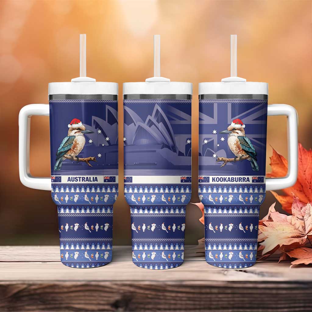 Aussie Kookaburra Merry Christmas Blue Style Custom Stanley Cup 40 oz 30 oz Tumbler With HandleTVC2301334