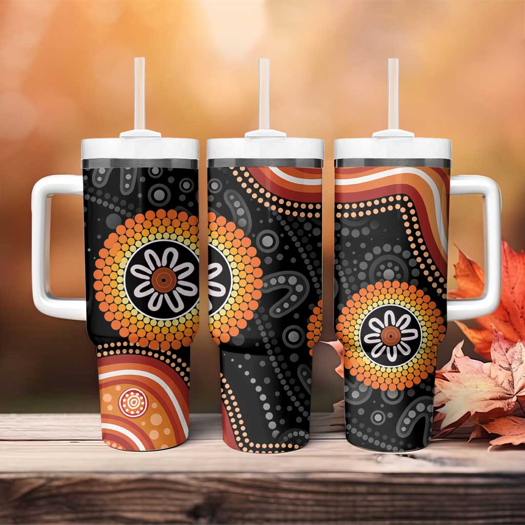 Australia Aboriginal Art Indigenous Proud Custom Stanley Cup 40 oz 30 oz Tumbler With HandleTVC2301333