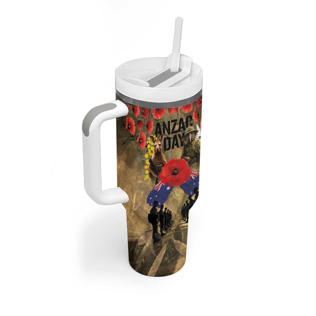 Australia and New Zealand ANZAC Day Custom Stanley Cup 40 oz 30 oz Tumbler With HandleTVC2301263 - Image 2