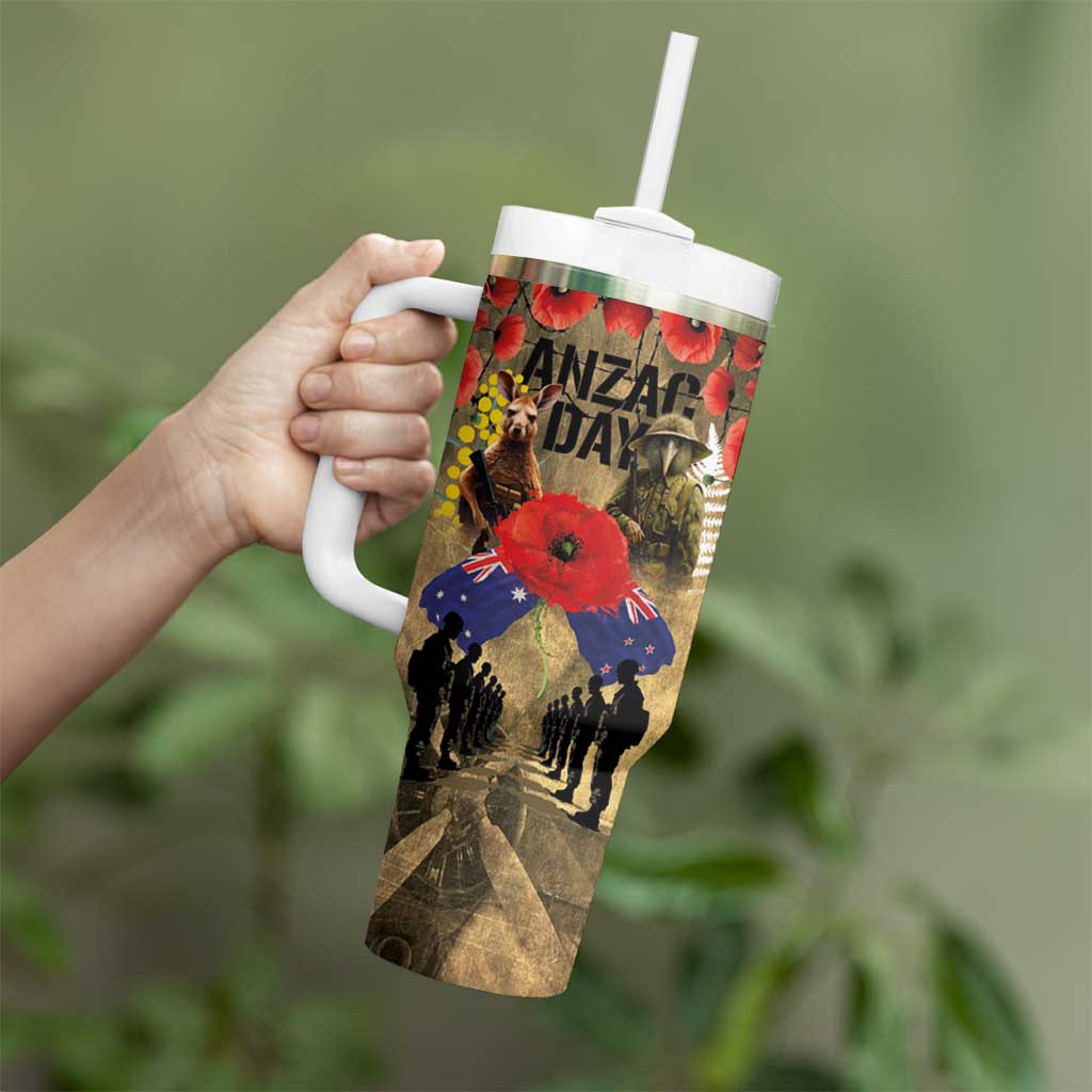 Australia and New Zealand ANZAC Day Custom Stanley Cup 40 oz 30 oz Tumbler With HandleTVC2301263 - Image 3