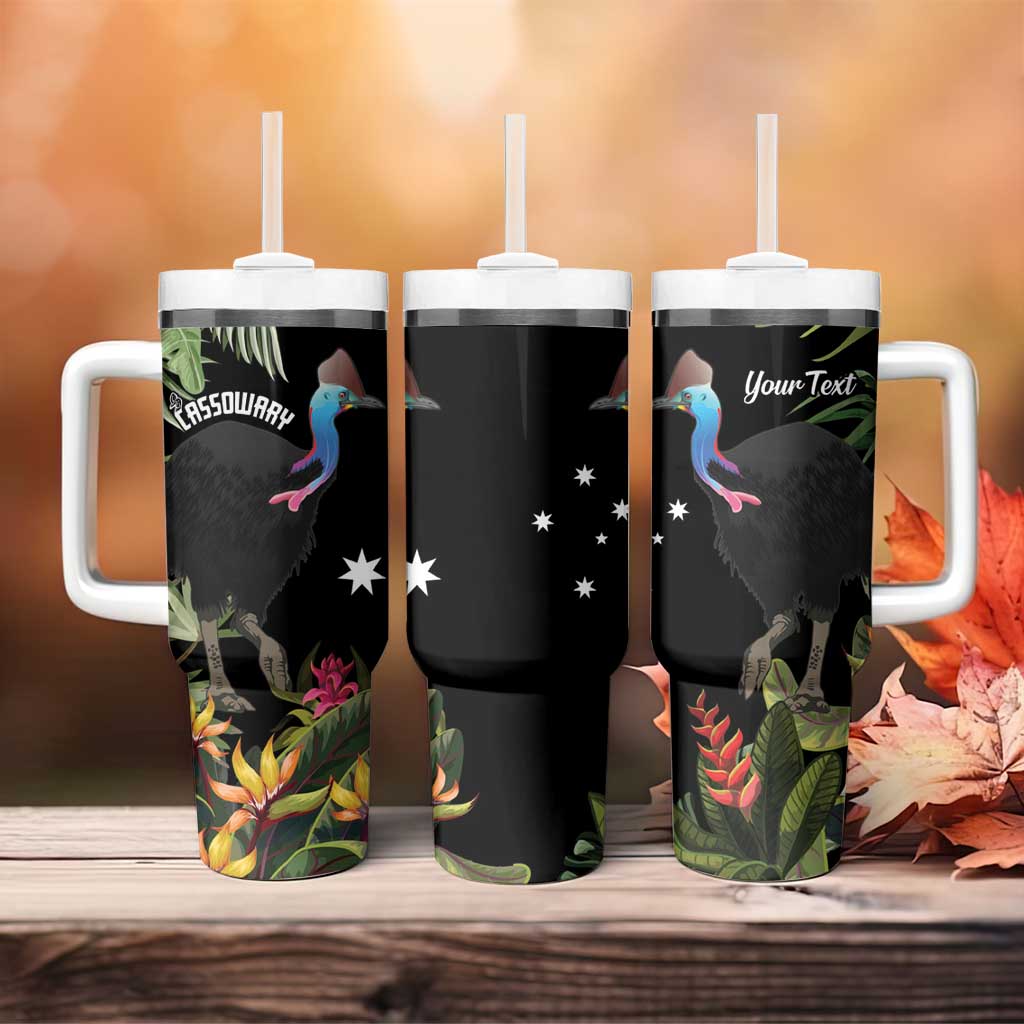 Australia Cassowary Dinosaur Bird â€“ Rainforest Vibes Custom Stanley Cup 40 oz 30 oz Tumbler With HandleTVC2301333