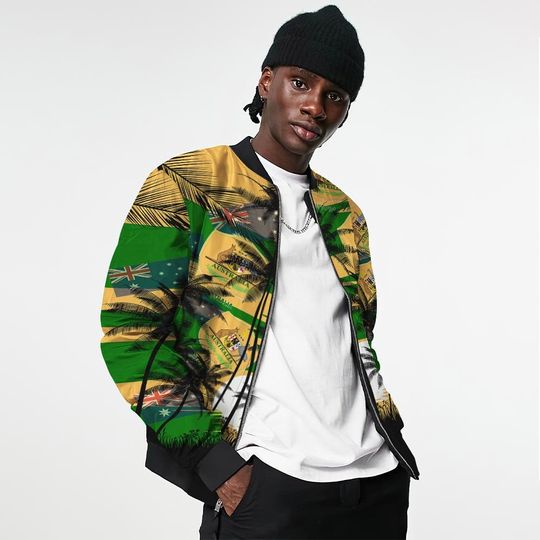 Australia Coconut Pattern Hawaiian Soccer Team, Australia World Cup 2022, Football Fans 3D Sweater - Image 18