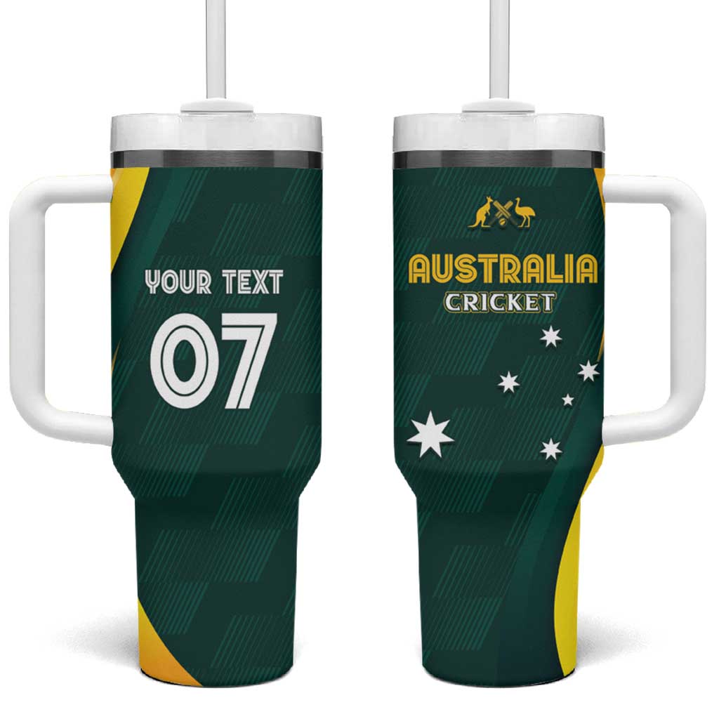 Australia Cricket GO Aussie – Modern Motif Custom Stanley Cup 40 oz 30 oz Tumbler With HandleTVC2301322 - Image 2