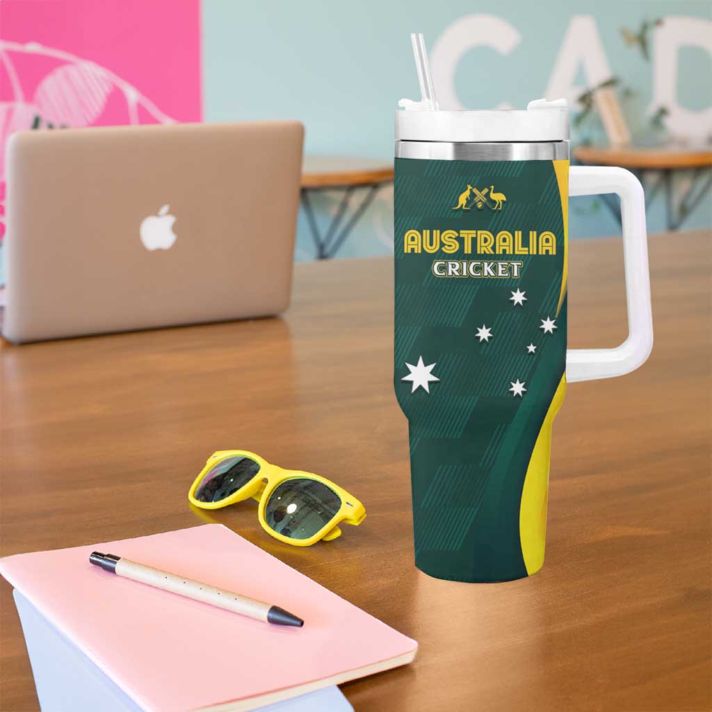 Australia Cricket GO Aussie – Modern Motif Custom Stanley Cup 40 oz 30 oz Tumbler With HandleTVC2301322 - Image 5