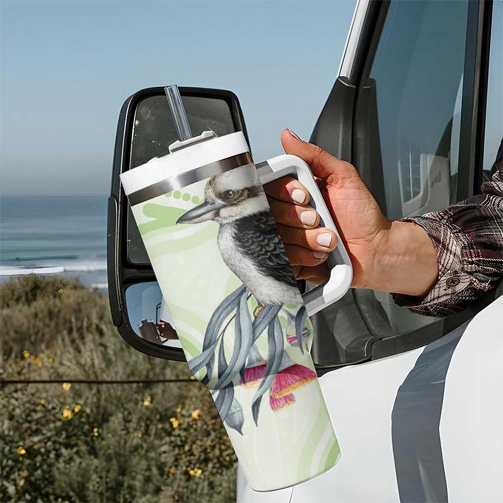 Australia Gumtree And Kookaburra Aboriginal Art – Watercolor Style Custom Stanley Cup 40 oz 30 oz Tumbler With HandleTVC2301331 - Image 7