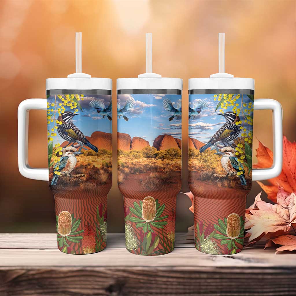 Australia Native Bird Uluru Ayers Rock Custom Stanley Cup 40 oz 30 oz Tumbler With HandleTVC2301334