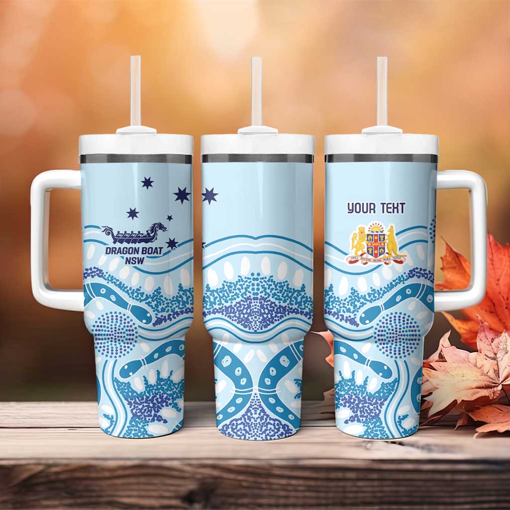 Australia New South Wales Dragons Boat Aussie Aboriginal Dot Style Custom Stanley Cup 40 oz 30 oz Tumbler With HandleTVC2301318