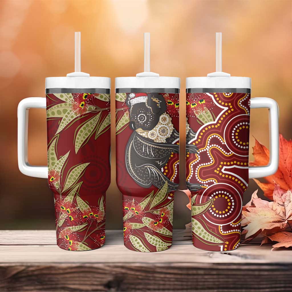 Australia Santa Koala Aboriginal Style Custom Stanley Cup 40 oz 30 oz Tumbler With HandleTVC2301334