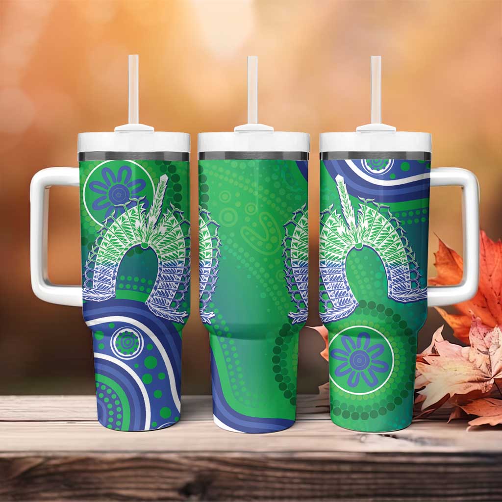 Australia Torres Strait Islanders Dhari Aboriginal Pattern Custom Stanley Cup 40 oz 30 oz Tumbler With HandleTVC2301332