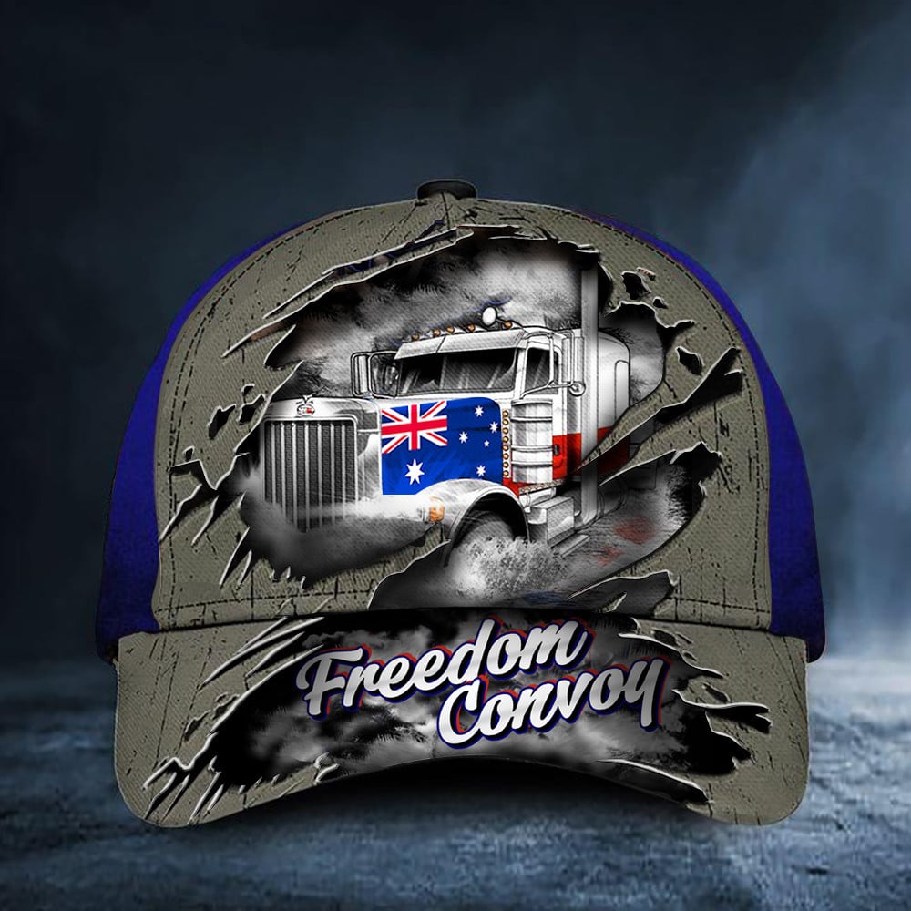 Australia Trucker Freedom Convoy Hat Support Truck Drivers 2022 For Freedom Rally Trucker Hats Custom Hats Gifts For Men & Women