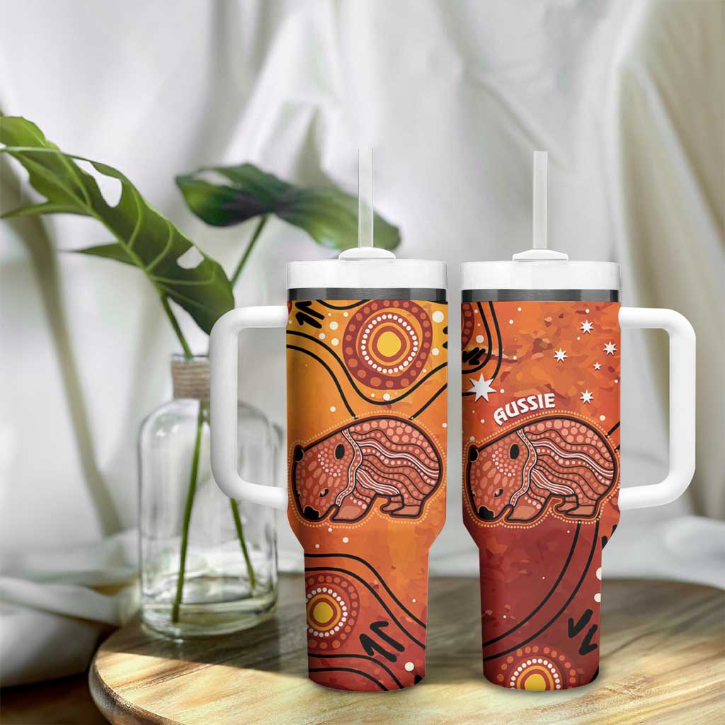 Australia Wombat Indigenous Art Custom Stanley Cup 40 oz 30 oz Tumbler With HandleTVC2301335 - Image 9