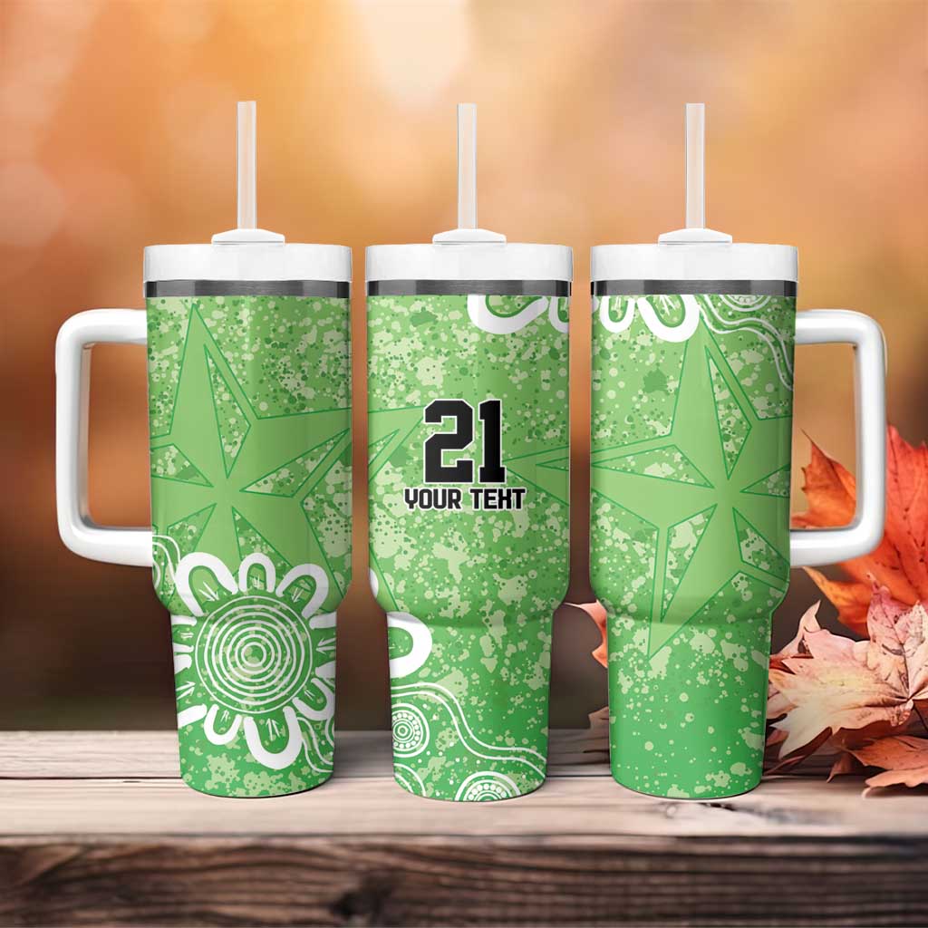 Australian Stars Cricket Minimalism Aboriginal Custom Stanley Cup 40 oz 30 oz Tumbler With HandleTVC2301330