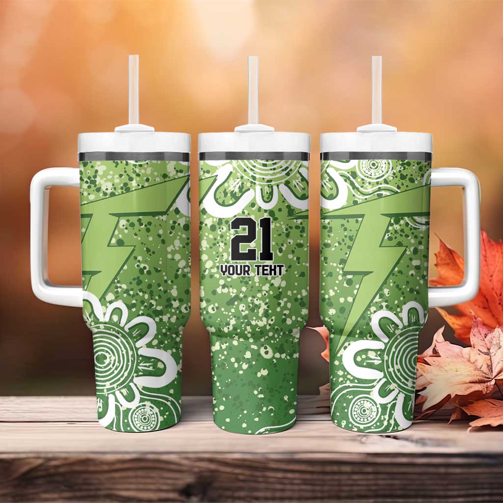 Australian Thunder Cricket Minimalism Aboriginal Custom Stanley Cup 40 oz 30 oz Tumbler With HandleTVC2301334