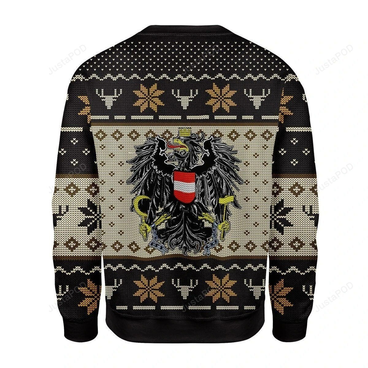 Austria Coat Of Arms Ugly Christmas Sweater Adult 3D Funny Matching for family