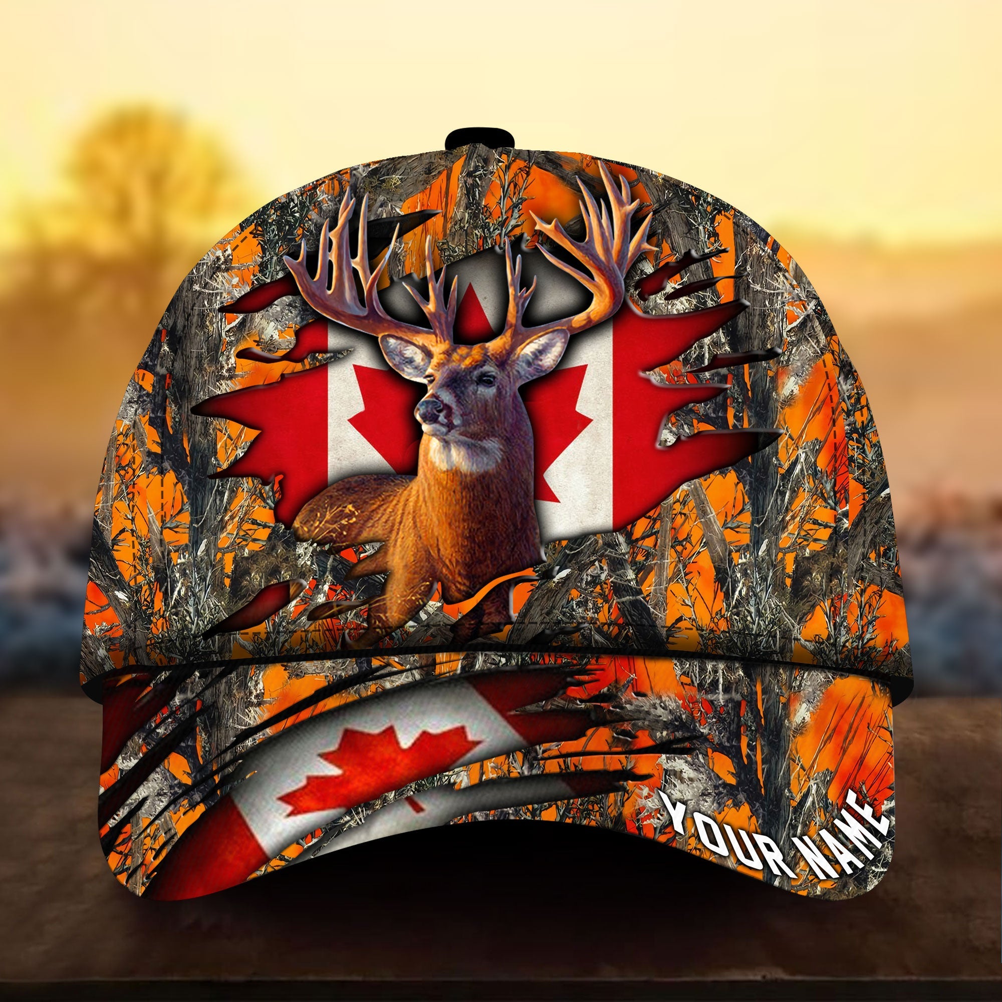 Authari Alauddin Deer Hunting Hats 3D Multicolored Camo Personalized Trucker Hats Custom Hats Gifts For Men & Women