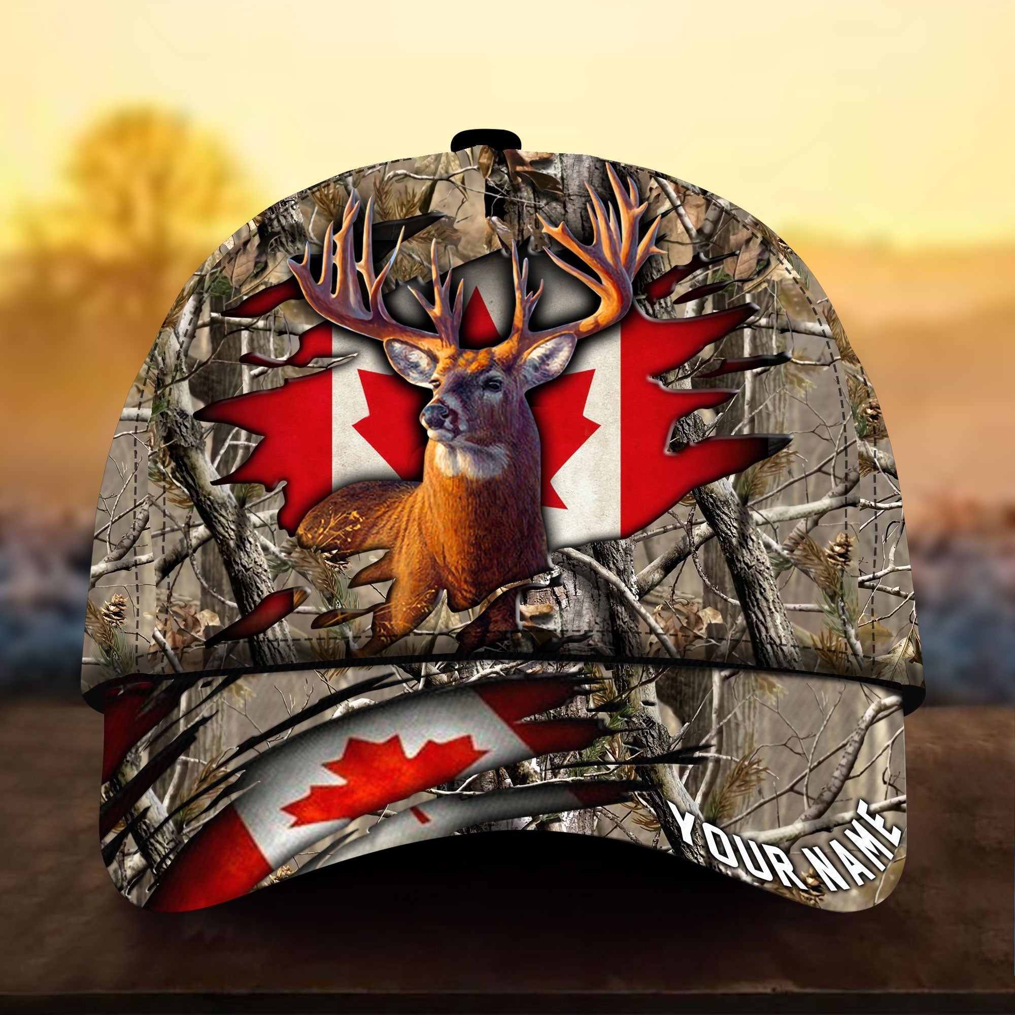 Authari Alauddin Deer Hunting Hats 3D Multicolored Camo Personalized Trucker Hats Custom Hats Gifts For Men & Women