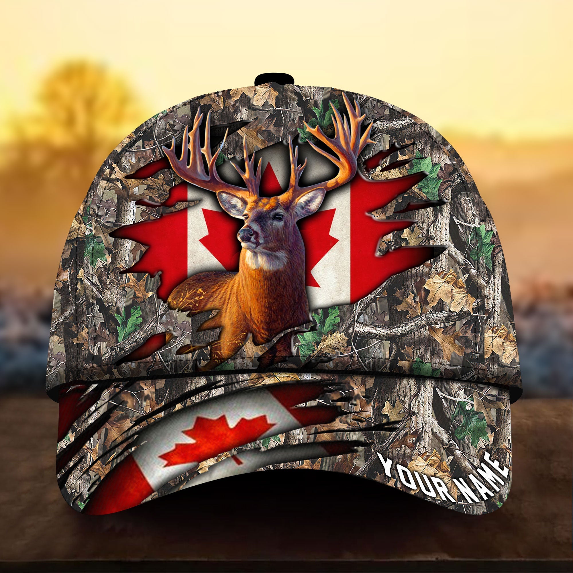 Authari Alauddin Deer Hunting Hats 3D Multicolored Camo Personalized Trucker Hats Custom Hats Gifts For Men & Women