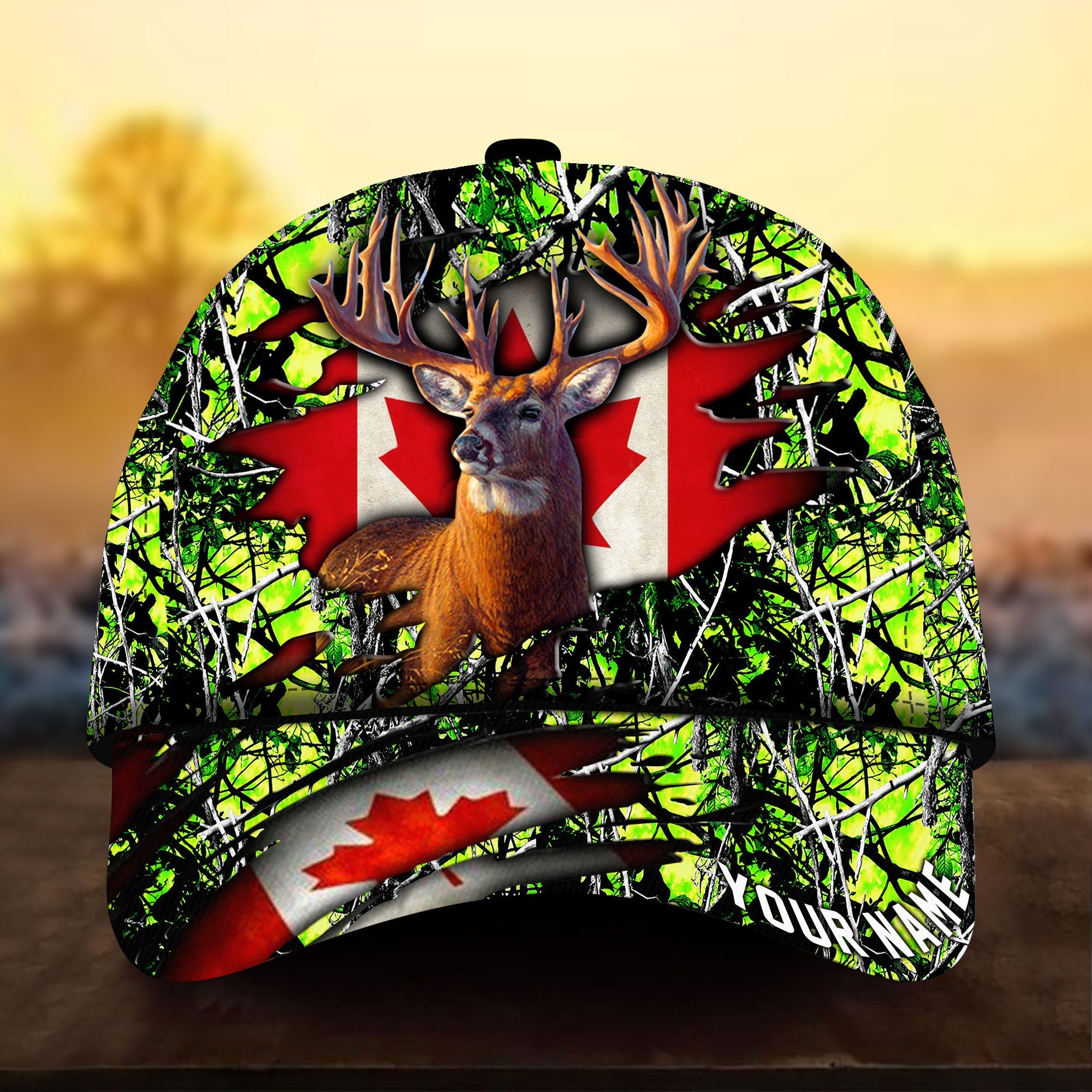 Authari Alauddin Deer Hunting Hats 3D Multicolored Camo Personalized Trucker Hats Custom Hats Gifts For Men & Women