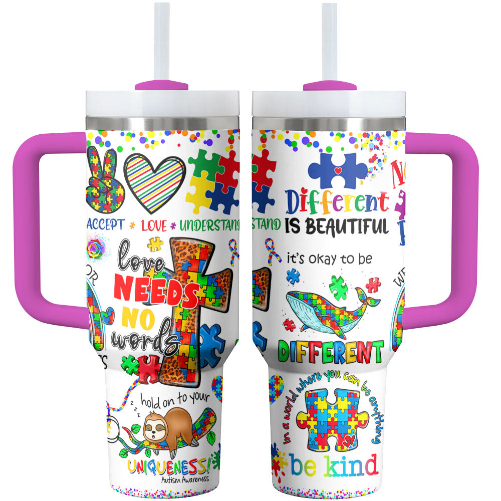 Autism Awareness Custom Stanley Cup 40 oz 30 oz Tumbler With HandleTVC2301791