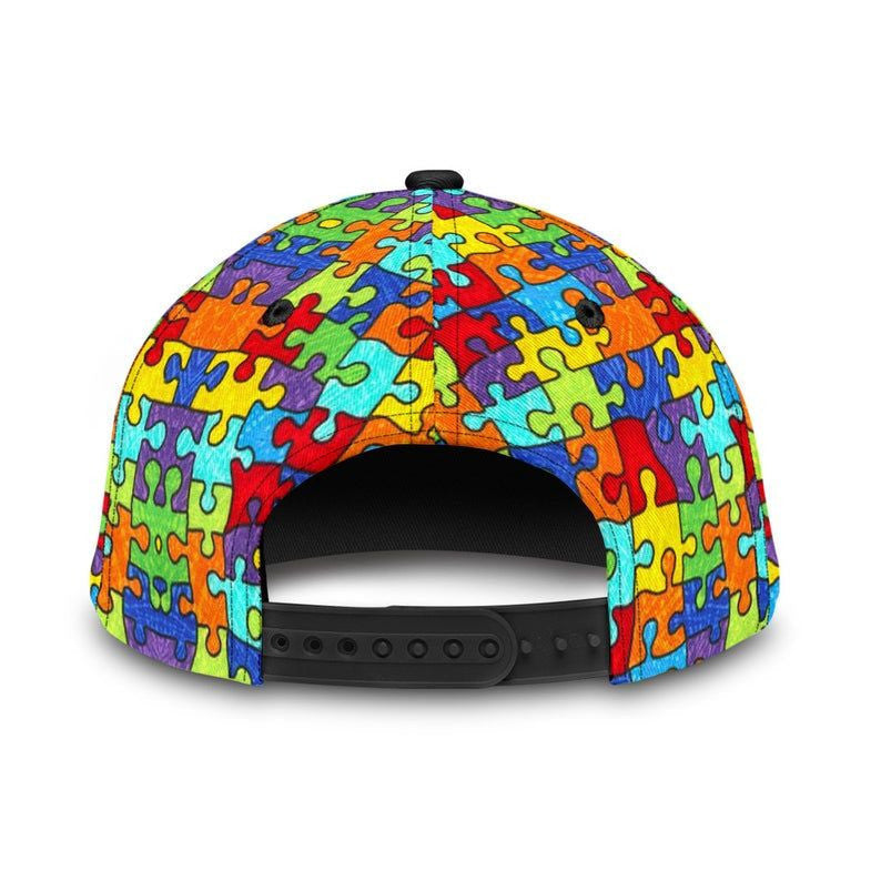 Autism See The Able Not The Label Hat Classic Cap 3D Unisex Cap, Human Cap, Trending Cap, American Cap Trucker Hats Custom Hats Gifts For Men & Women
