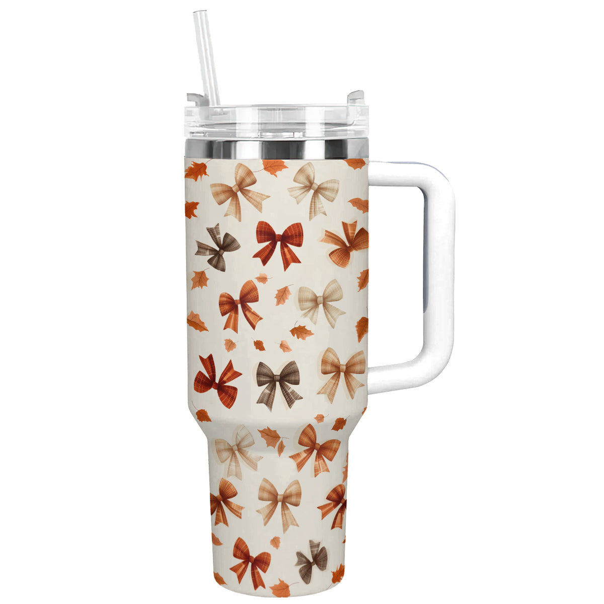 Autumn Bow Ambiance Custom Stanley Cup 40 oz 30 oz Tumbler With HandleTVC2301292