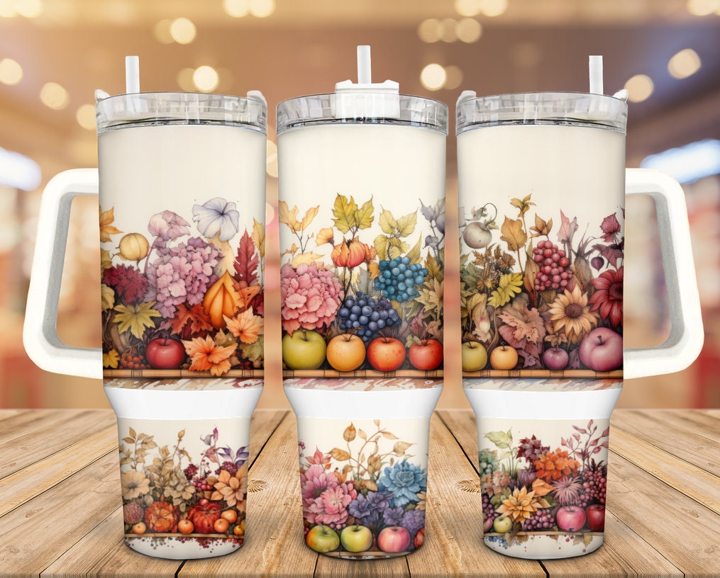 Autumn Harvest Custom Stanley Cup 40 oz 30 oz Tumbler With HandleTVC2301933