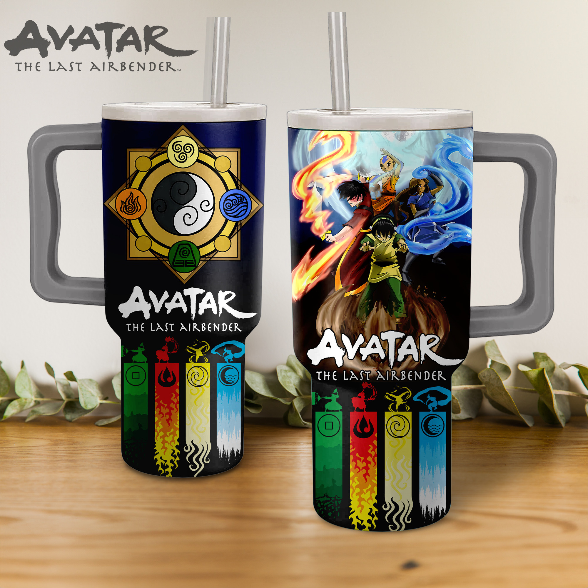 Avatar the Last Airbender Cartoon Custom Stanley Cup 40 oz 30 oz Tumbler With HandleTVC2301272