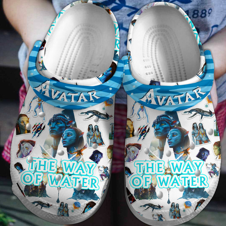 Avatar The Way Of Water Movie Crocs Crocband Clogs Shoes Comfortable For Men Women and Kids