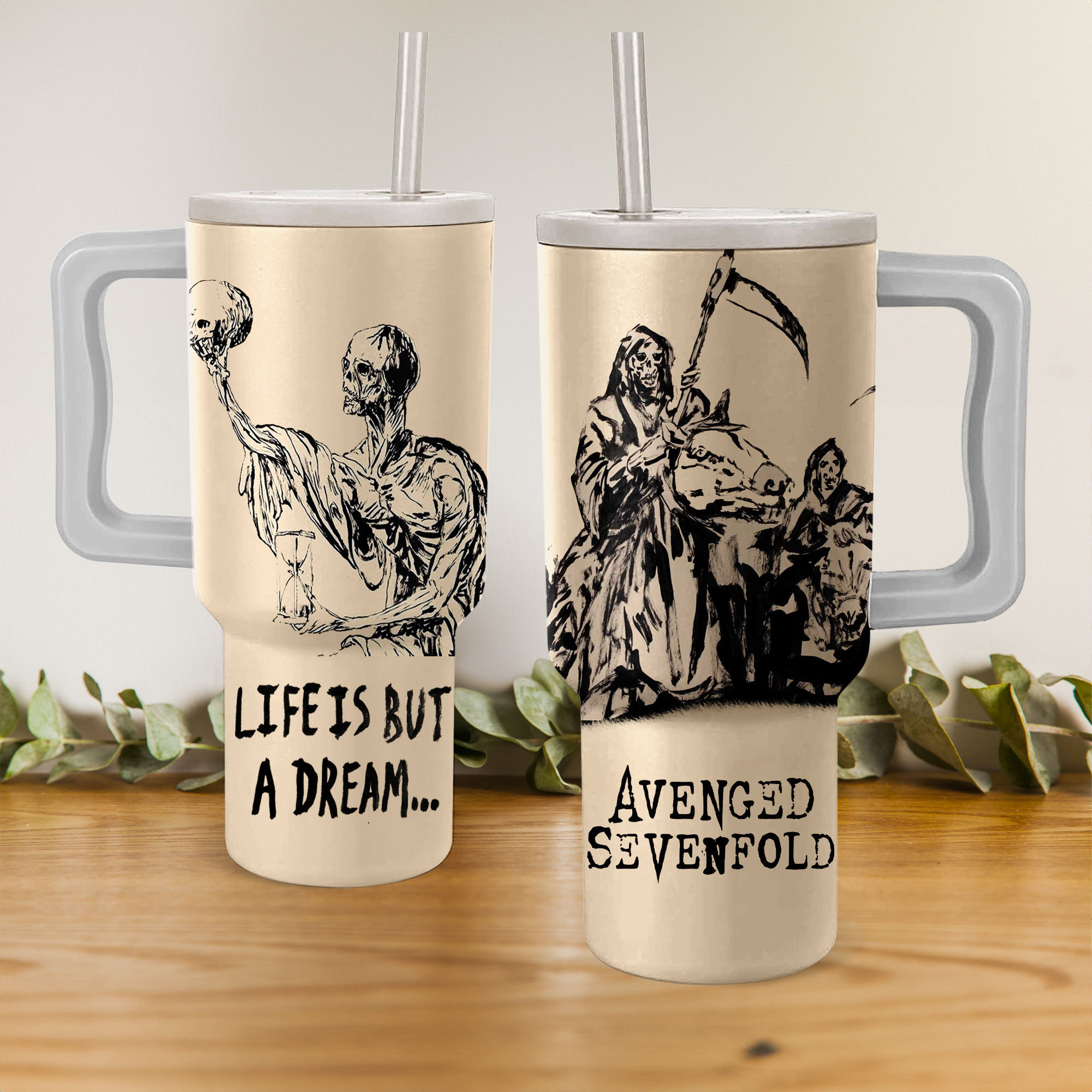 Avenged Sevenfold Music Custom Stanley Cup 40 oz 30 oz Tumbler With HandleTVC2301151