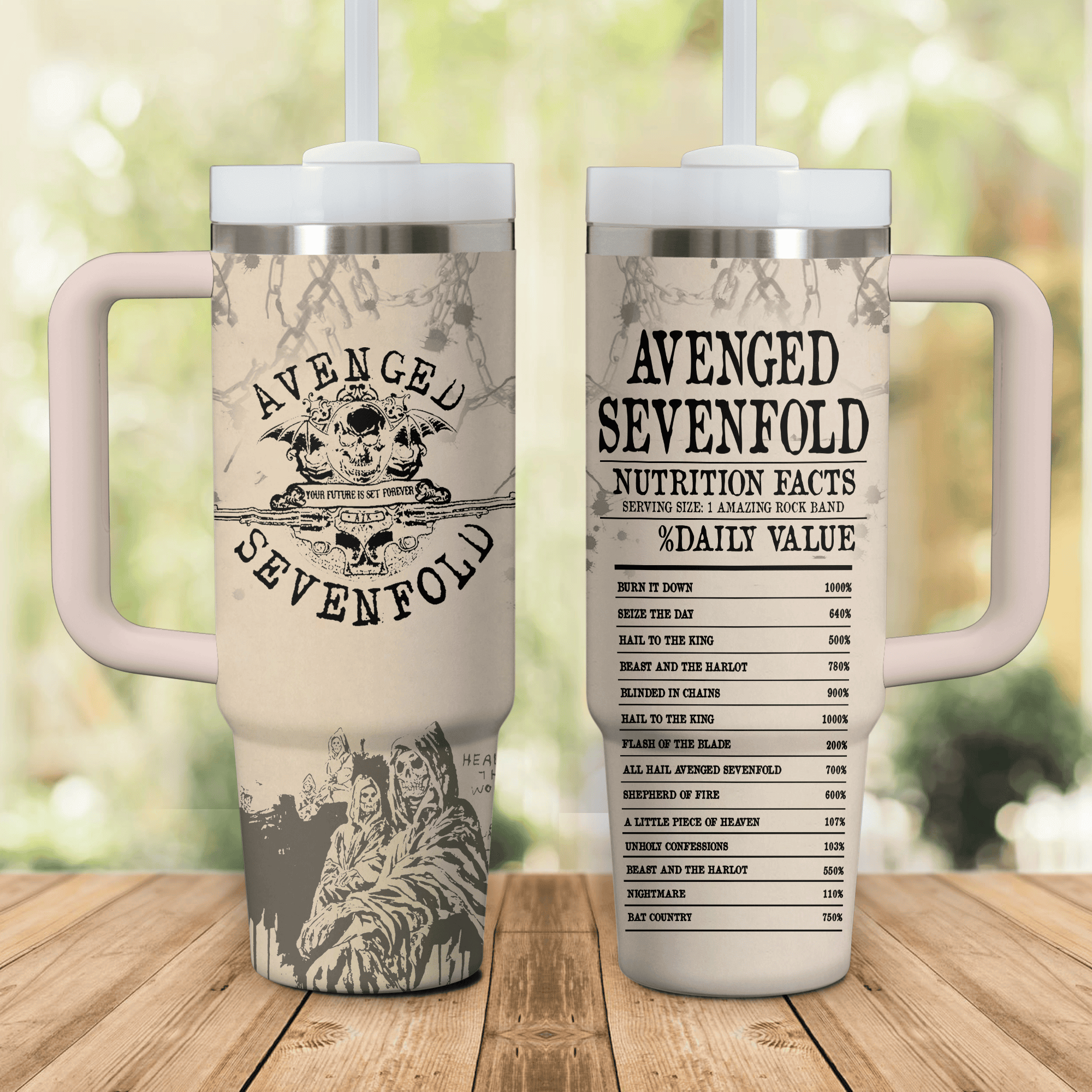 Avenged Sevenfold Music Custom Stanley Cup 40 oz 30 oz Tumbler With HandleTVC2301799 - Image 2