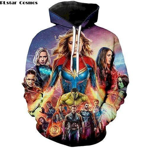 AVENGERS 3D All Over Print Hoodie, Zip Hoodie