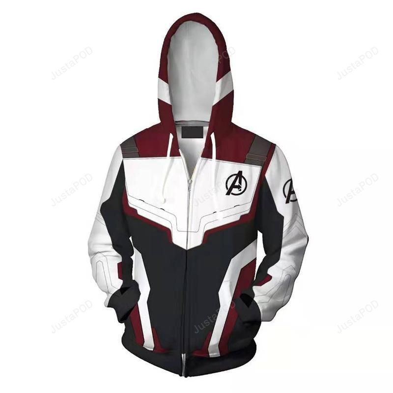 Avengers 4 Endgame Quantum battle suit 3D All Over Print Hoodie, Zip Hoodie