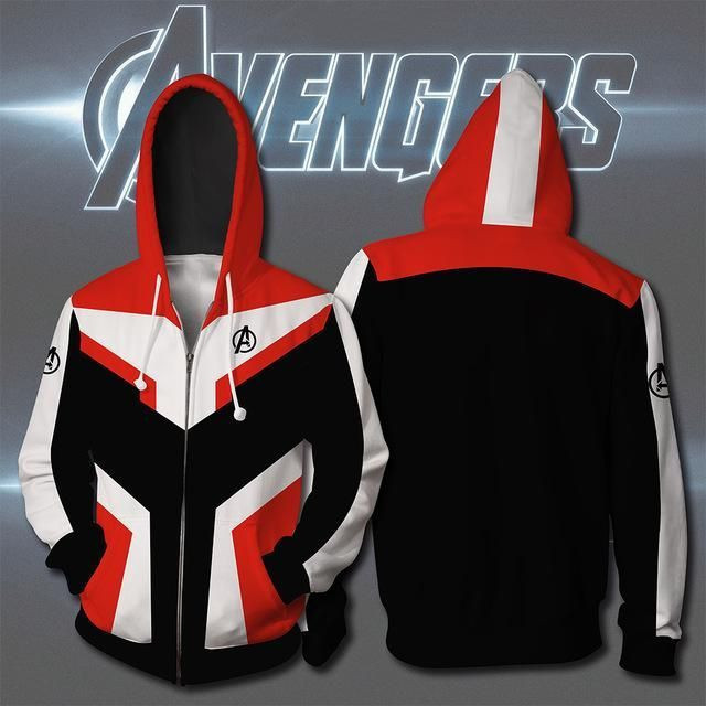 Avengers Endgame Quantum Realm Advanced Tech 3D All Over Print Hoodie, Zip Hoodie