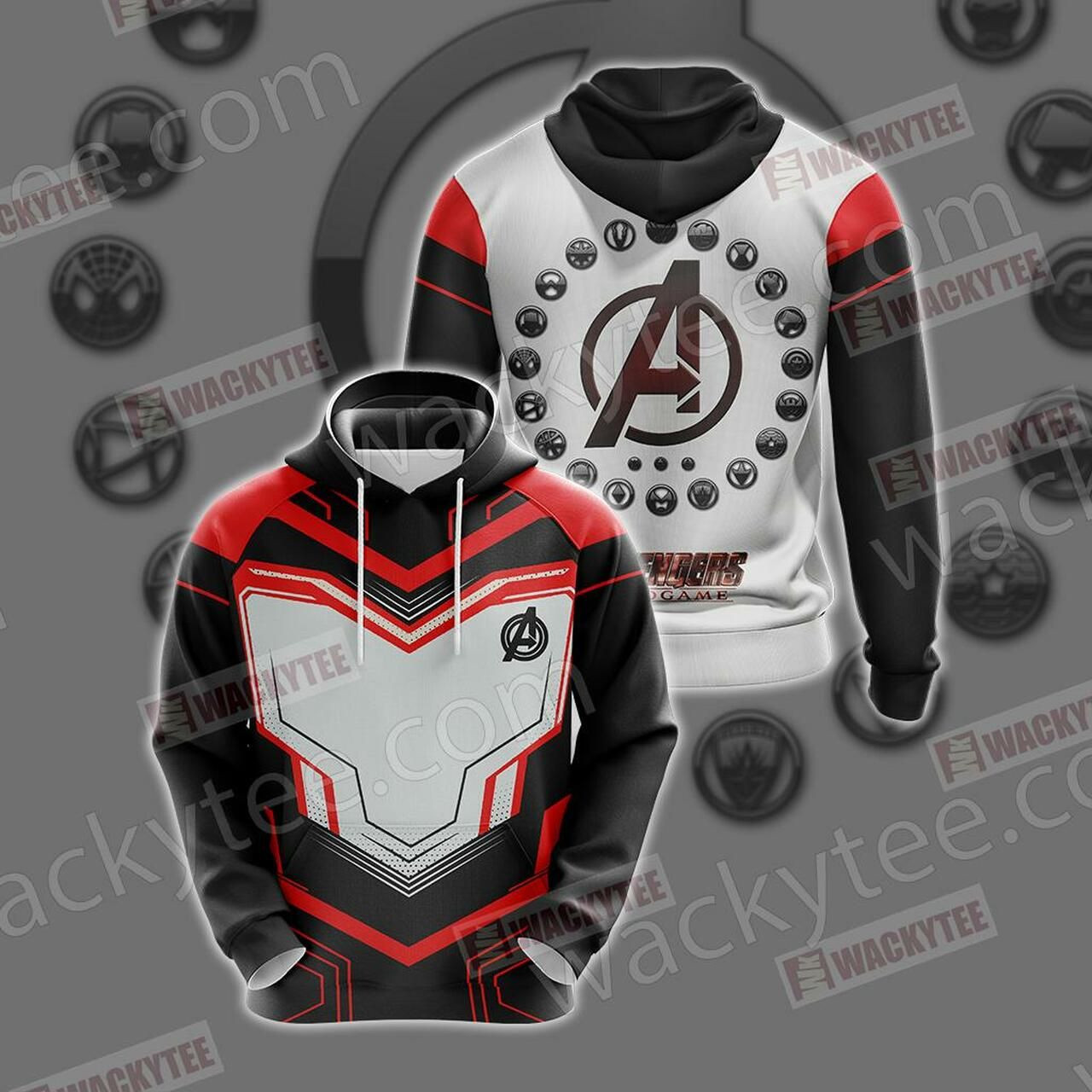 Avengers Endgame Unisex 3D All Over Print Hoodie, Zip Hoodie