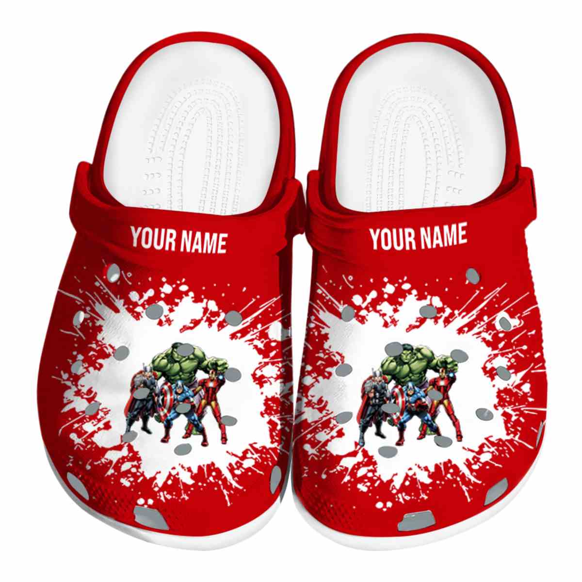 Avengers Movie Crocs Crocband Clogs Shoes Comfortable For Men Women and Kids