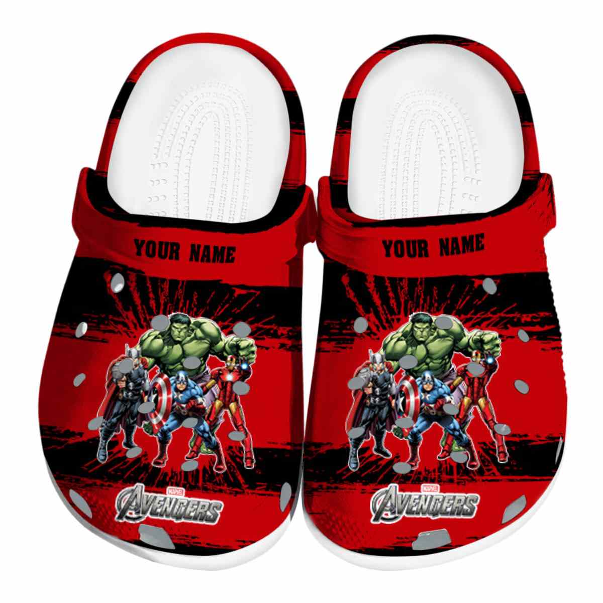 Avengers Movie Crocs Crocband Clogs Shoes Comfortable For Men Women and Kids