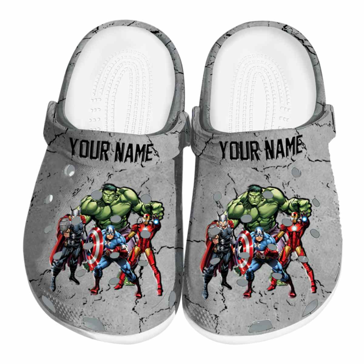 Avengers Movie Crocs Crocband Clogs Shoes Comfortable For Men Women and Kids