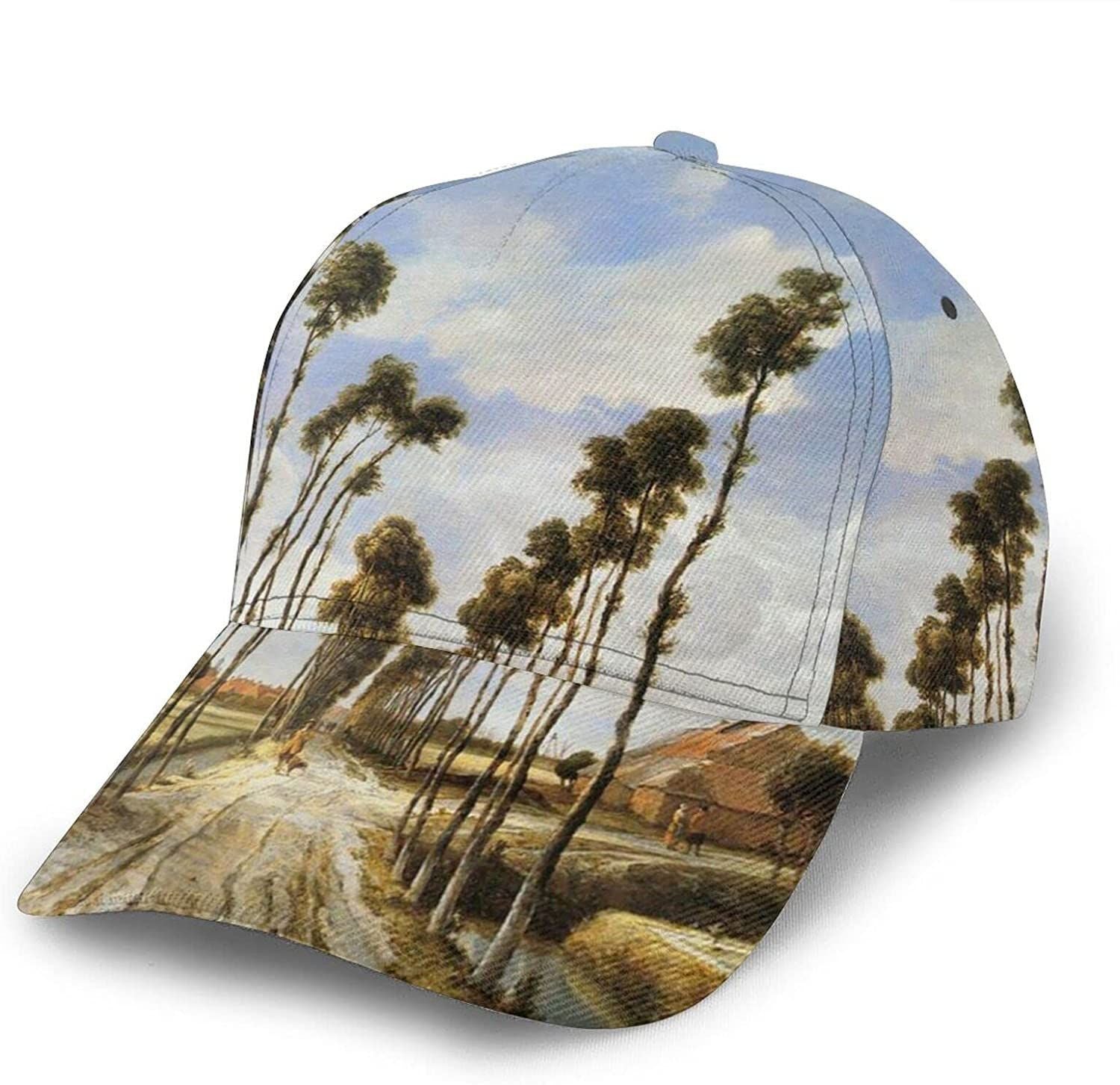 Avenue Print Classic Baseball 3D Cap Adjustable Twill Sports Dad Hats For Unisex Trucker Hats Custom Hats Gifts For Men & Women