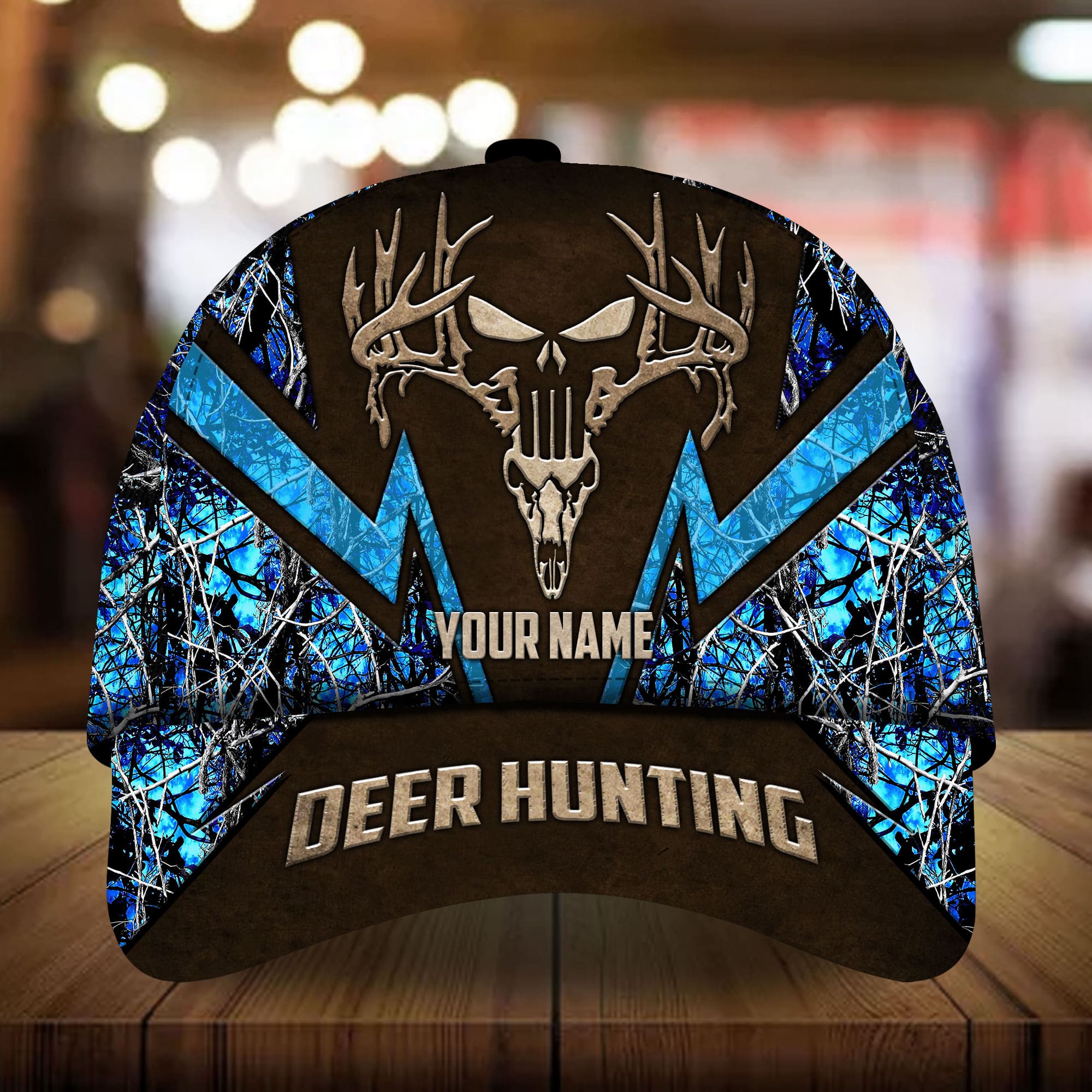 Awesome Deer Hunting Hats 3D Multicolored Personalized Trucker Hats Custom Hats Gifts For Men & Women