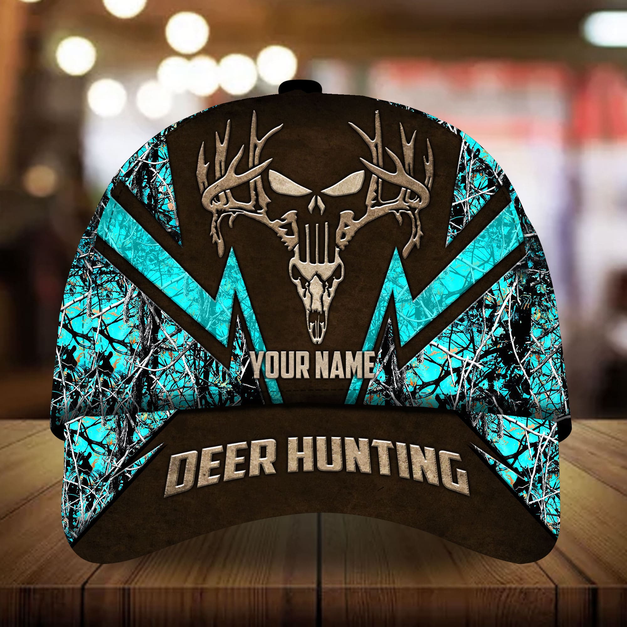 Awesome Deer Hunting Hats 3D Multicolored Personalized Trucker Hats Custom Hats Gifts For Men & Women