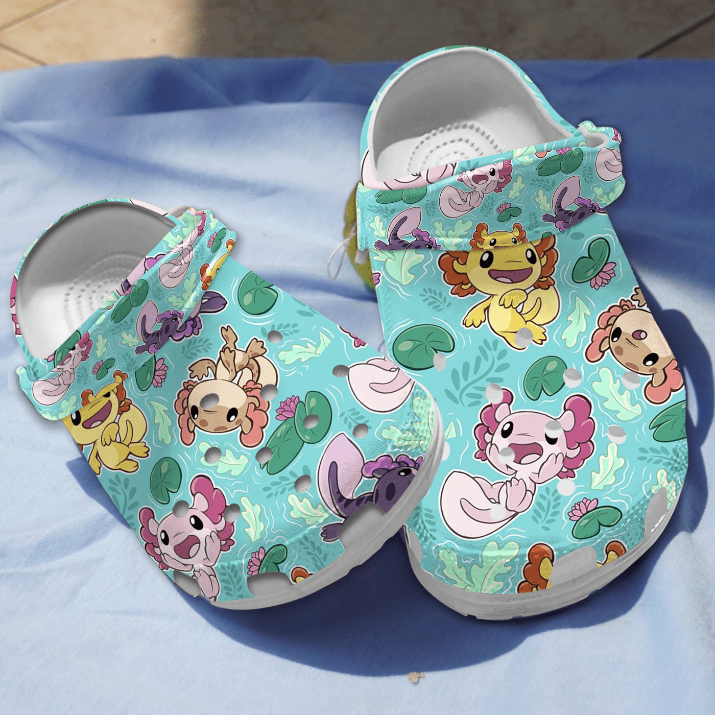 Axolotl Animal Crocs Crocband Clogs Shoes Comfortable For Men Women and Kids