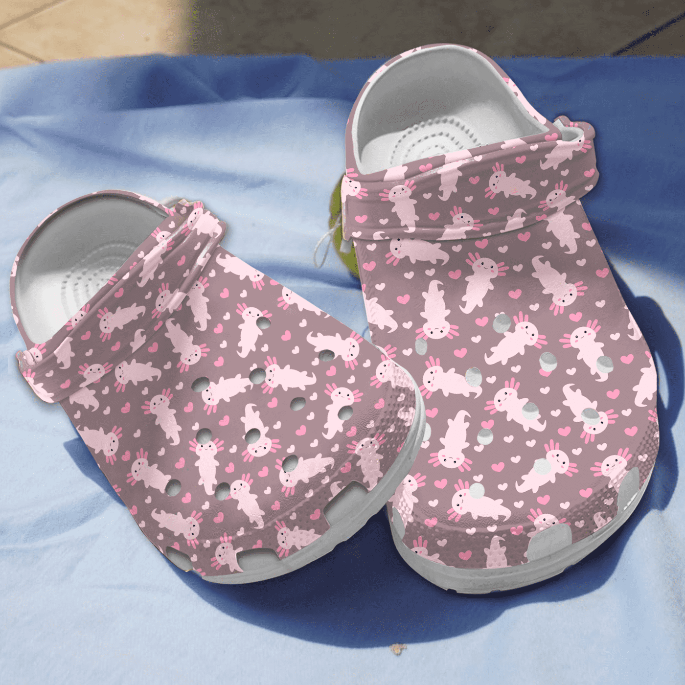 Axolotl Animal Crocs Crocband Clogs Shoes Comfortable For Men Women and Kids