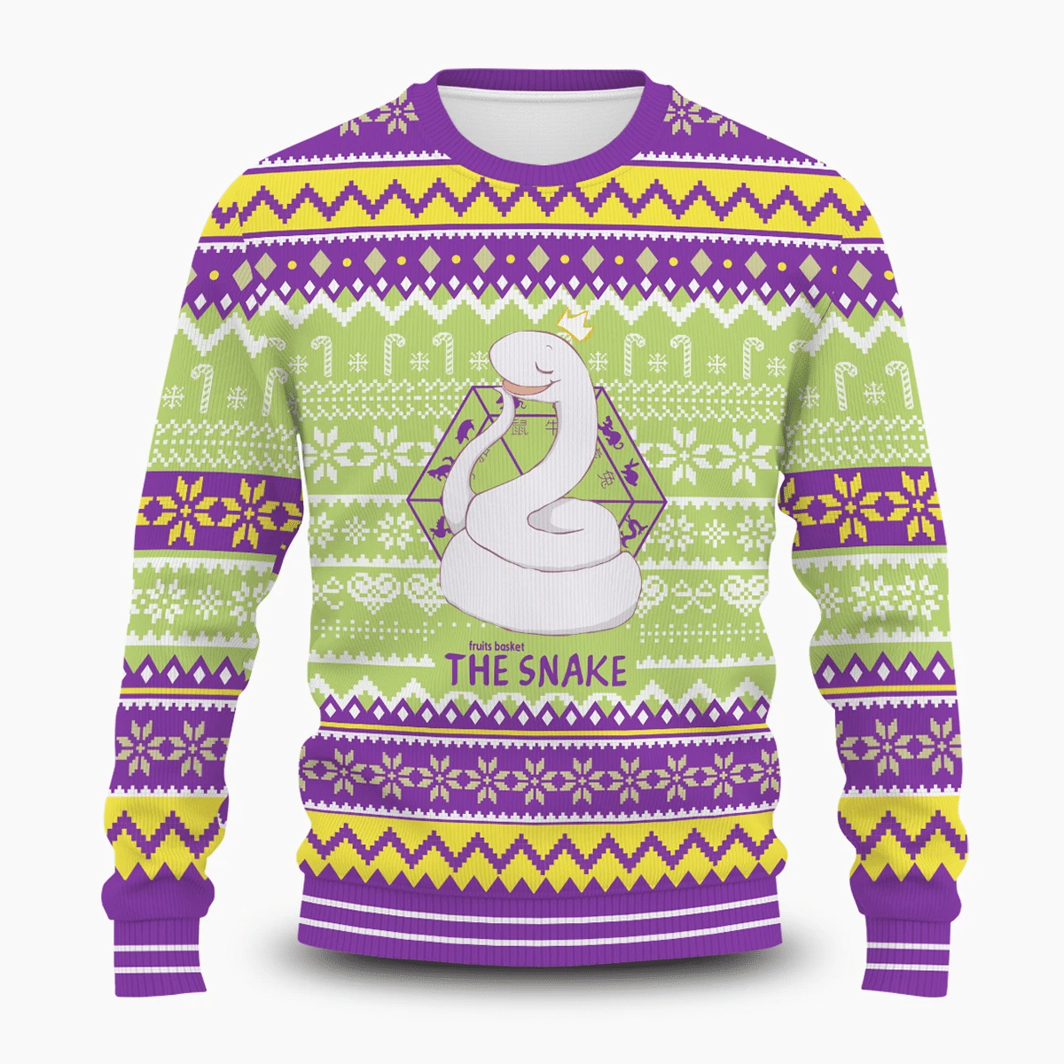 Ayame The Snake Ugly Christmas Sweater Adult 3D Funny Matching for family