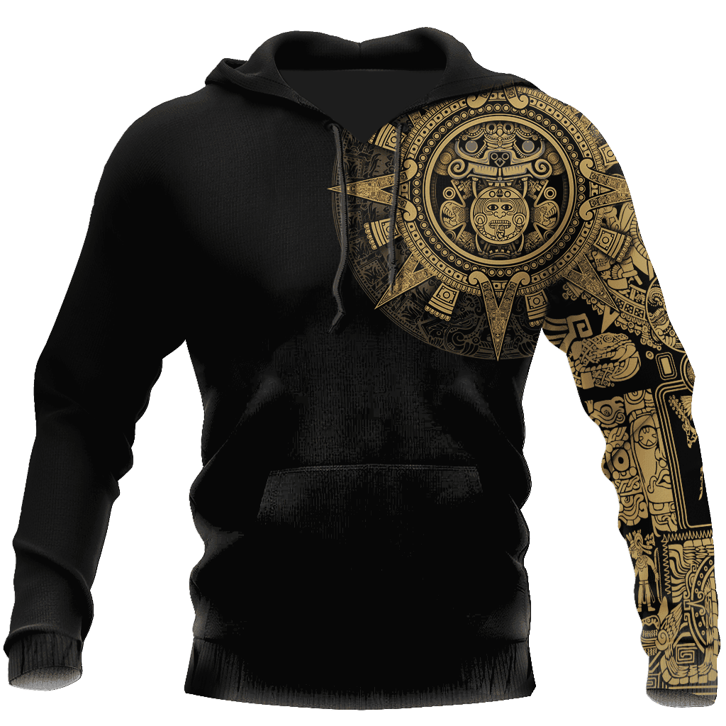 Aztec Jaguar Warrior 3D All Over Print Hoodie, Zip Hoodie