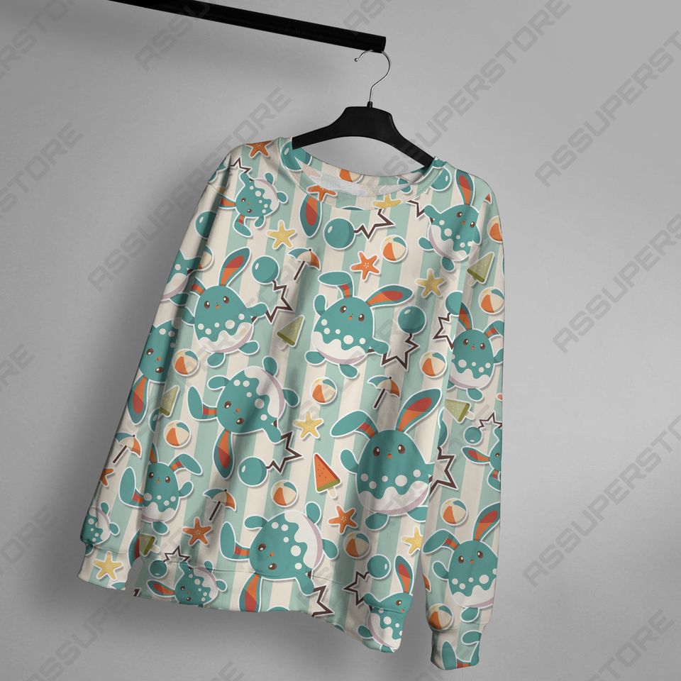 Azumarill Sweatshirt Cute Anime Azumarill Shirt Gift