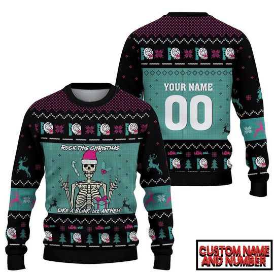 B182 Christmas Ugly Sweater - Image 6